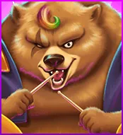 搖滾派對老虎機得分符號熊鼓手